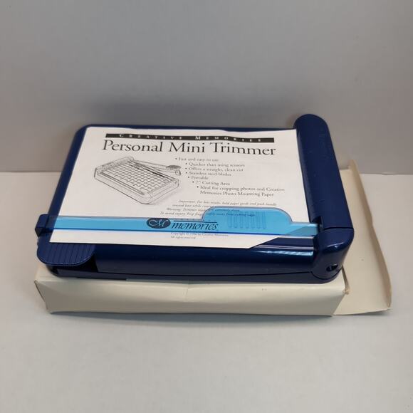Creative Memories Personal Paper Trimmer Cutter Photo Cropper 7" Guillotine NOS - Picture 3 of 10